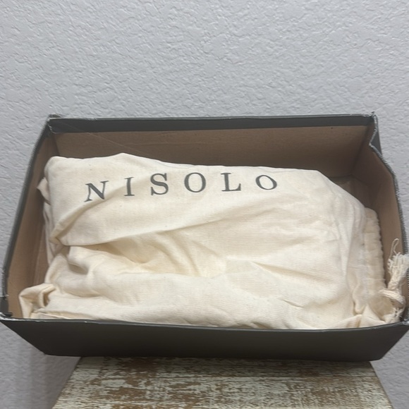 Nisolo Diego Low Top Leather Sneaker Bone Size 8.5 - Picture 8 of 8